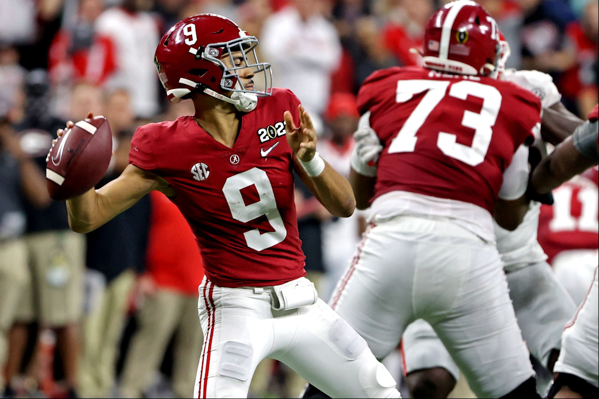 Football_NCAA_Alabama Crimson Tide quarterback Bryce Young