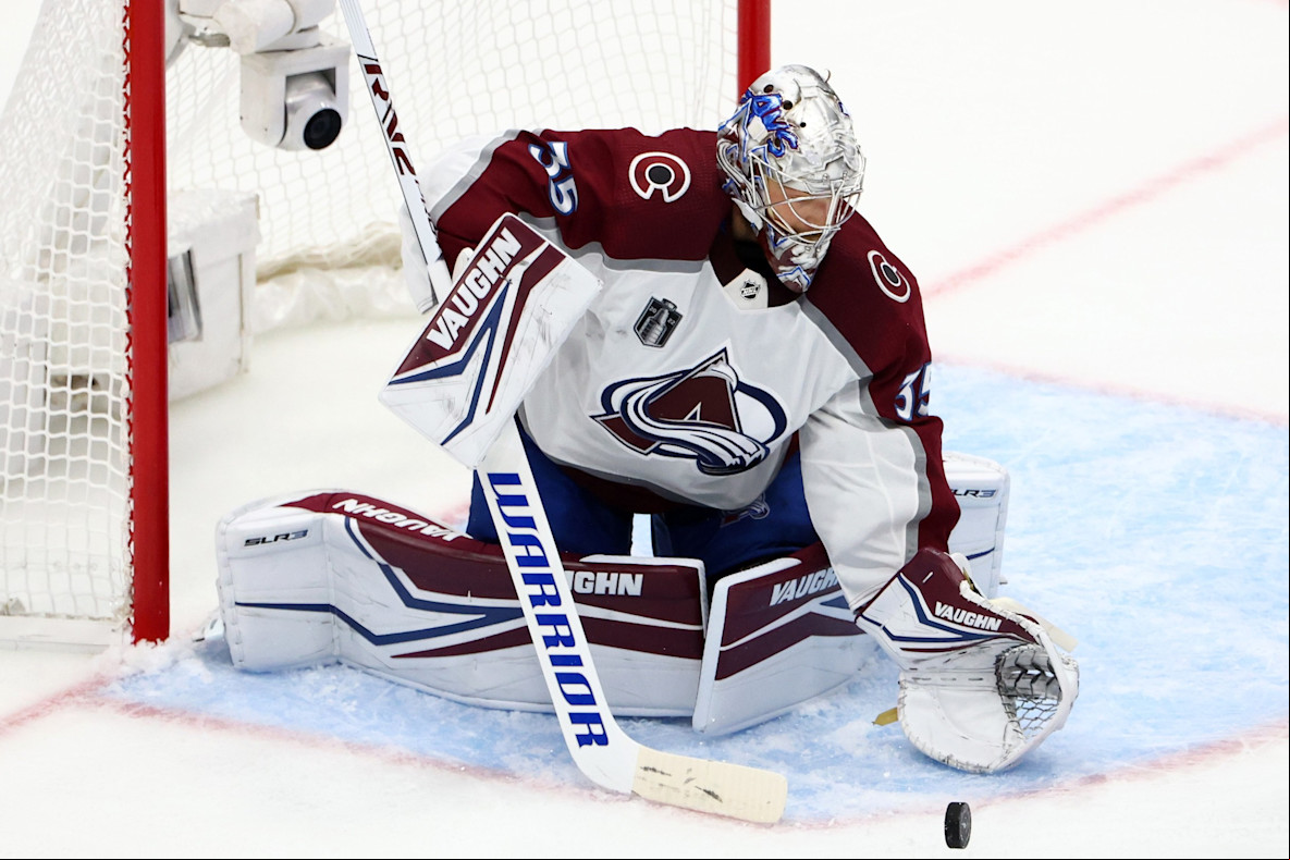 Hockey_NHL_Colorado Avalanche goaltender Darcy Kuemper