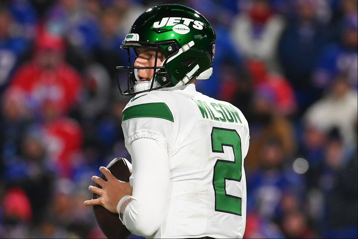 Football_NFL_New York Jets quarterback Zach Wilson